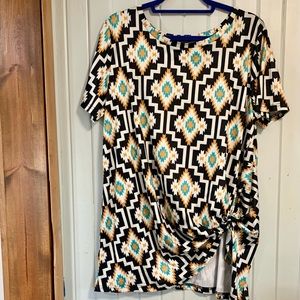 🌵💙Buy one, get one free💙🌵 🌵💙Crazy Train Front Tie Tee💙🌵